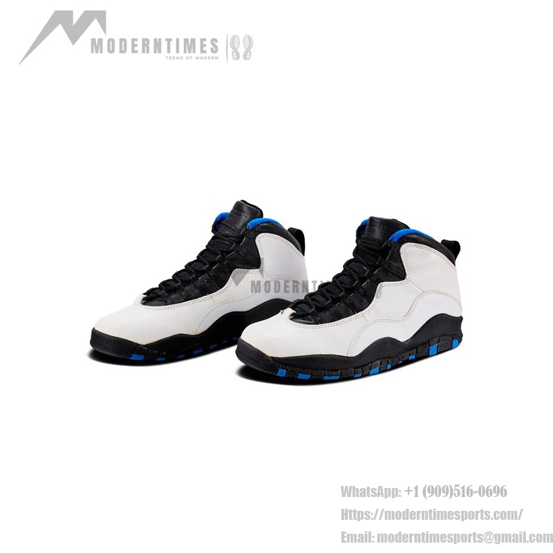 Air Jordan 10 Retro “Orlando” 310805-108 - Weiß, Schwarz & Blau Orlando-inspiriertes Design