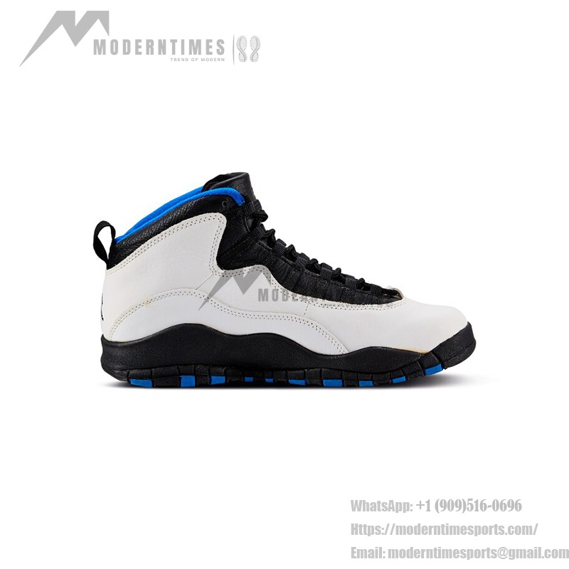 Air Jordan 10 Retro “Orlando” 310805-108 - Weiß, Schwarz & Blau Orlando-inspiriertes Design