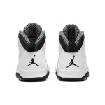 Air Jordan 10 Retro “Steel” 310805-103 - White, Black & Grey Minimalist Design