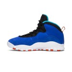 Air Jordan 10 Retro “Tinker” 310805-408 - Vibrant Blue with Orange & Green Tinker-Inspired Design