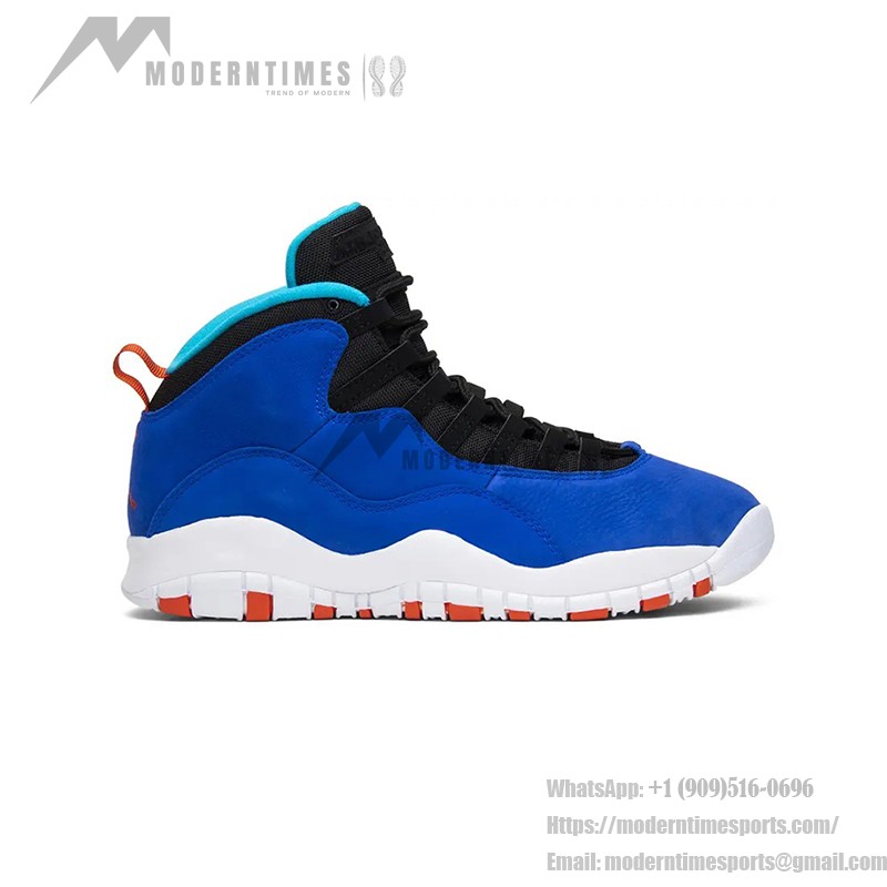 Air Jordan 10 Retro “Tinker” 310805-408 - Leuchtend Blau mit Orange- & Grüntönen