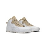 Air Jordan 10 Retro “Weiß/Beige” 819955-100 - Elegantes Weiß & Beige Design