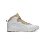 Air Jordan 10 Retro “Weiß/Beige” 819955-100 - Elegantes Weiß & Beige Design