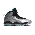 Air Jordan 10 Retro “Lady Liberty” 705179-045 - メタリックグレーとミントグリーンデザイン