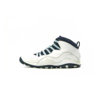 Air Jordan 10 Retro “Rio” 310806-019 Klassische Basketball-Sneaker - Weiß-Blau Hommage an Rio