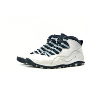 Air Jordan 10 Retro “Rio” 310806-019 Klassische Basketball-Sneaker - Weiß-Blau Hommage an Rio