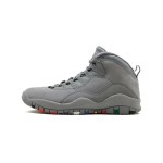 Air Jordan 10 Retro “Cool Grey” (Men's) 310805-022 - Cool Grey with Multicolor Sole Accents