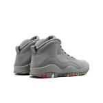 Air Jordan 10 Retro “Cool Grey” (Men's) 310805-022 - Cool Grey with Multicolor Sole Accents