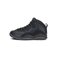 Air Jordan 10 Retro OVO “Black” 819955-030 Classic Basketball Sneakers - All-Black Luxury Design, OVO Collaboration