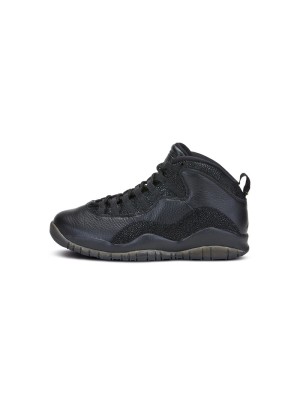 Air Jordan 10 Retro OVO “Black” 819955-030 Klassische Basketball-Sneaker - Luxusdesign in Schwarz, OVO-Kollaboration