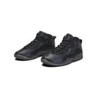 Air Jordan 10 Retro OVO “Black” 819955-030 Classic Basketball Sneakers - All-Black Luxury Design, OVO Collaboration