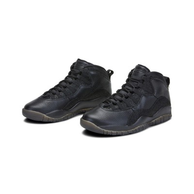 Air Jordan 10 Retro OVO “Black” 819955-030 Classic Basketball Sneakers - All-Black Luxury Design, OVO Collaboration