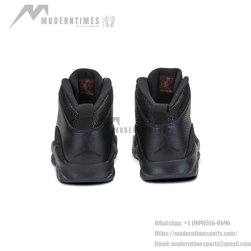 Air Jordan 10 Retro OVO “Black” 819955-030 - 올블랙 럭셔리 디자인