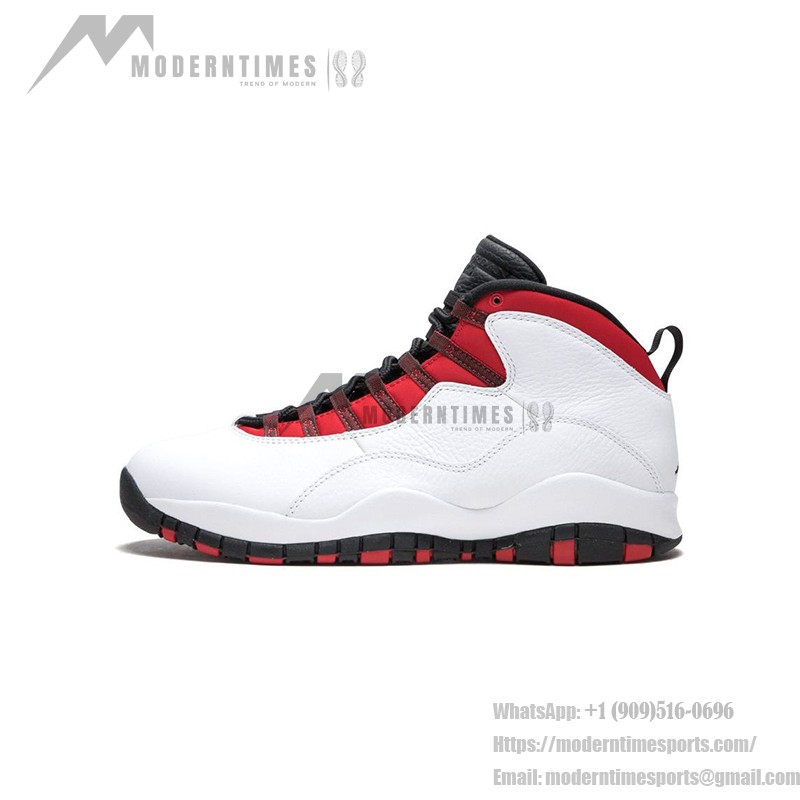 Air Jordan 10 Retro “Russell Westbrook PE” 310805-160 - White, Red & Black Signature Design