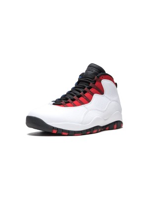 Air Jordan 10 Retro “Russell Westbrook PE” 310805-160 Klassische Basketball-Sneaker - Weiß, Rot & Schwarz Signature Design