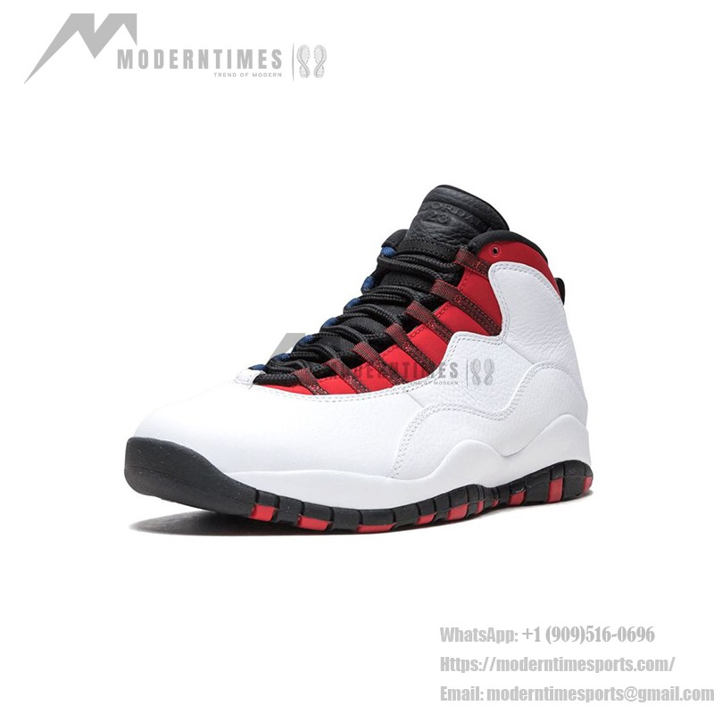 Air Jordan 10 Retro “Russell Westbrook PE” 310805-160 - White, Red & Black Signature Design