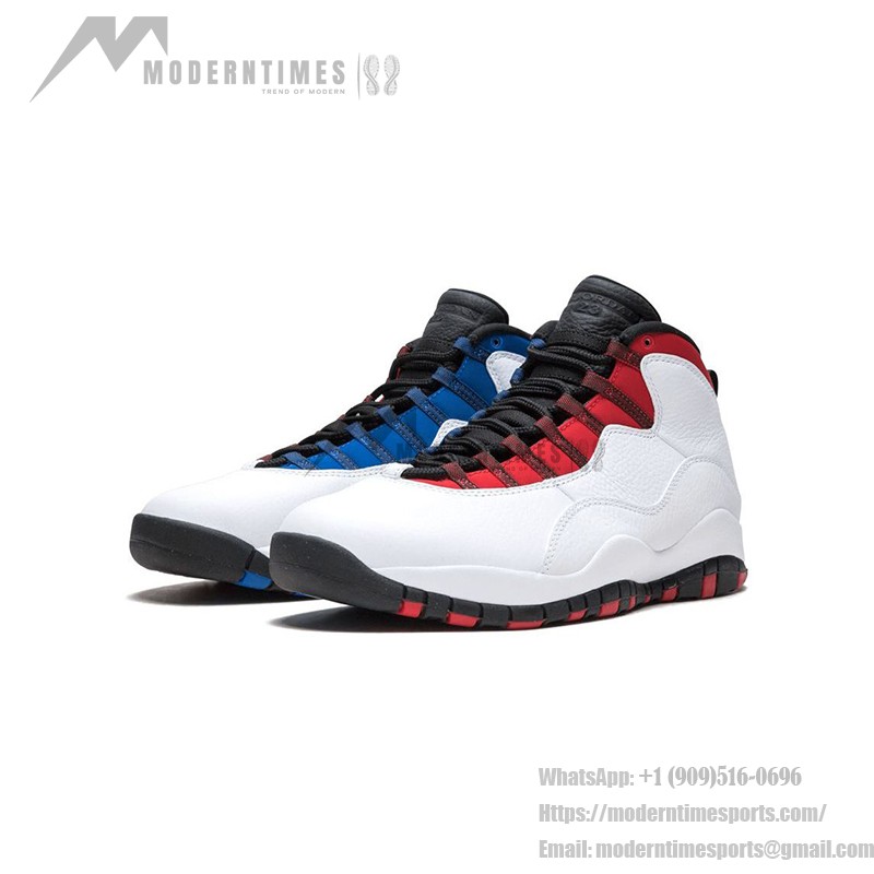 Air Jordan 10 Retro “Russell Westbrook PE” 310805-160 - White, Red & Black Signature Design