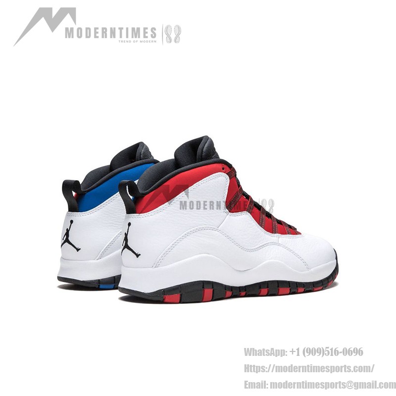 Air Jordan 10 Retro “Russell Westbrook PE” 310805-160 - White, Red & Black Signature Design