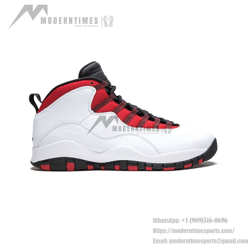 Air Jordan 10 Retro “Russell Westbrook PE” 310805-160 - White, Red & Black Signature Design