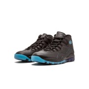 Air Jordan 10 Retro “Shanghai” 310805-024 Classic Basketball Sneakers - Black with Blue Shanghai-Inspired Design