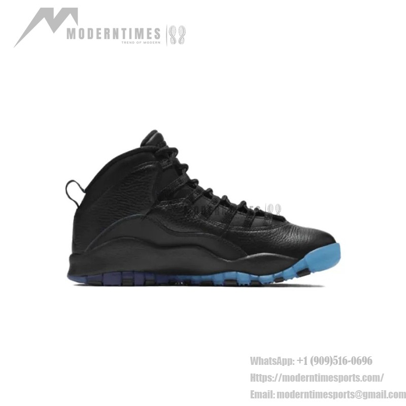 Air Jordan 10 Retro “Shanghai” 310805-024 - Black with Blue Shanghai-Inspired Design