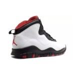 Air Jordan 10 Double Nickel 310805-100 - Black, White, and Red Basketball Sneakers