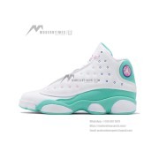 Air Jordan 13 GS "Aurora Green" 439358-100 - Fresh Mint Classic Sneakers for Youth | Perfect Spring/Summer Style