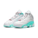 Air Jordan 13 GS "Aurora Green" 439358-100 - White and Mint Green Sneakers