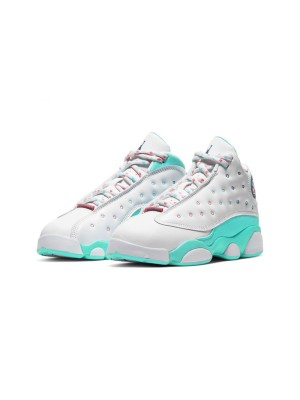 Air Jordan 13 GS "Aurora Green" 439358-100 - Frischer Mint-Klassiker für Jugendliche | Perfekter Frühlings-/Sommerlook