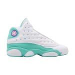 Air Jordan 13 GS "Aurora Green" 439358-100 - White and Mint Green Sneakers