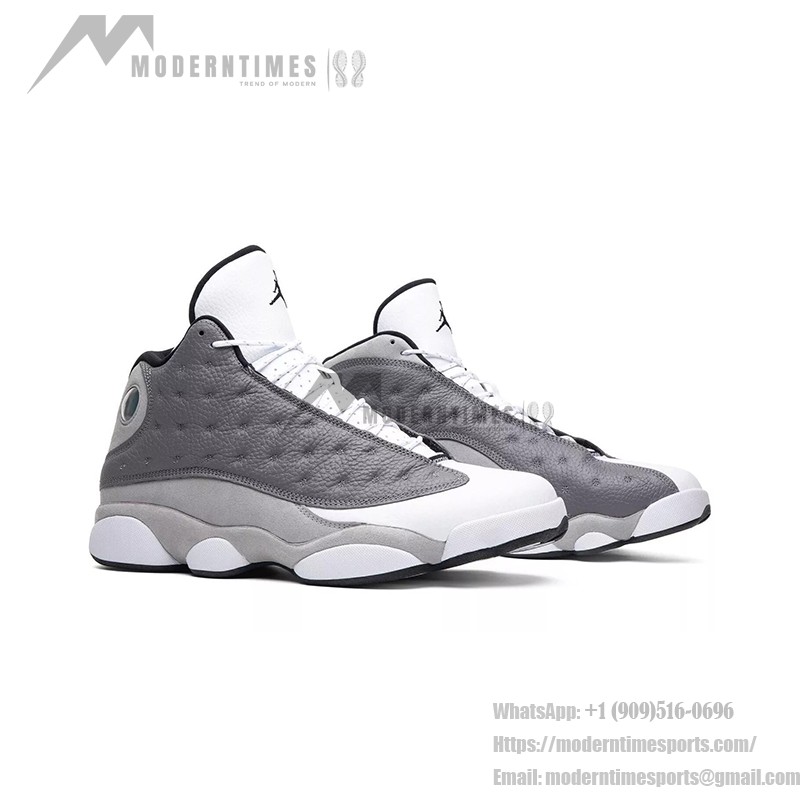 Air Jordan 13 Retro "Atmosphere Grey" 414571-016 - Grey Leather and Suede Sneakers