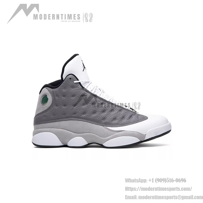 Air Jordan 13 Retro "Atmosphere Grey" 414571-016 - Grey Leather and Suede Sneakers