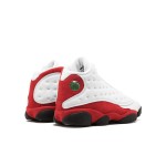 Air Jordan 13 Retro "Chicago" 414571-122 - White Leather and Red Suede Sneakers