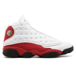 Air Jordan 13 Retro "Chicago" 414571-122 - White Leather and Red Suede Sneakers