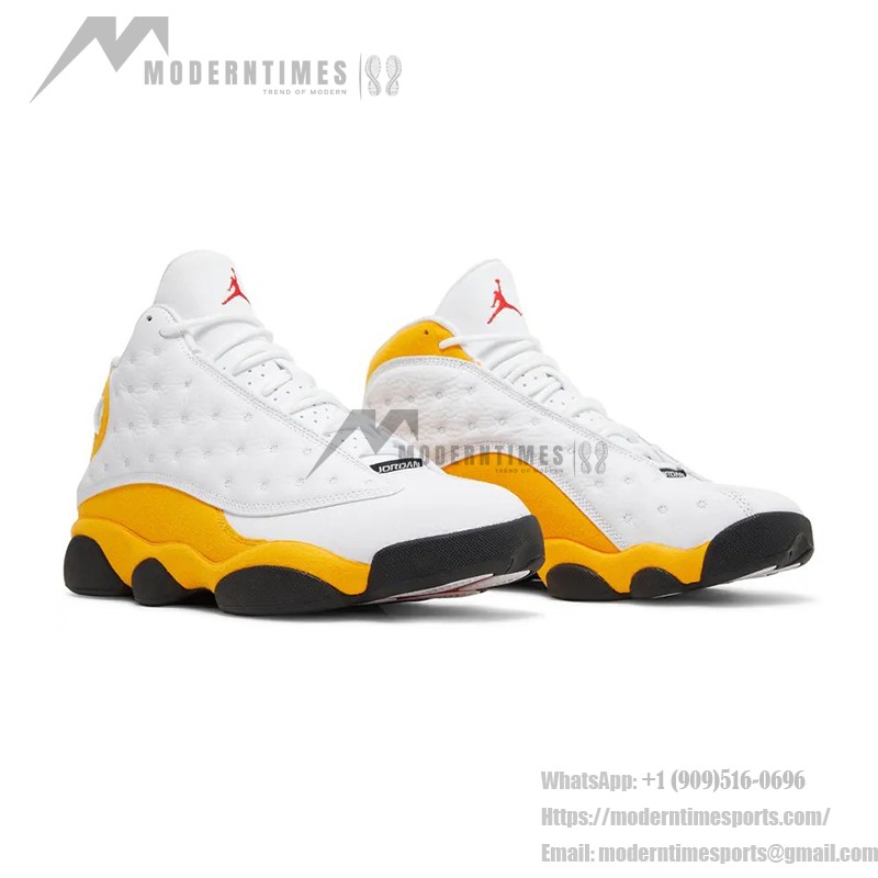 Air Jordan 13 Retro "Del Sol" 414571-167 - 白と黄色のスニーカー