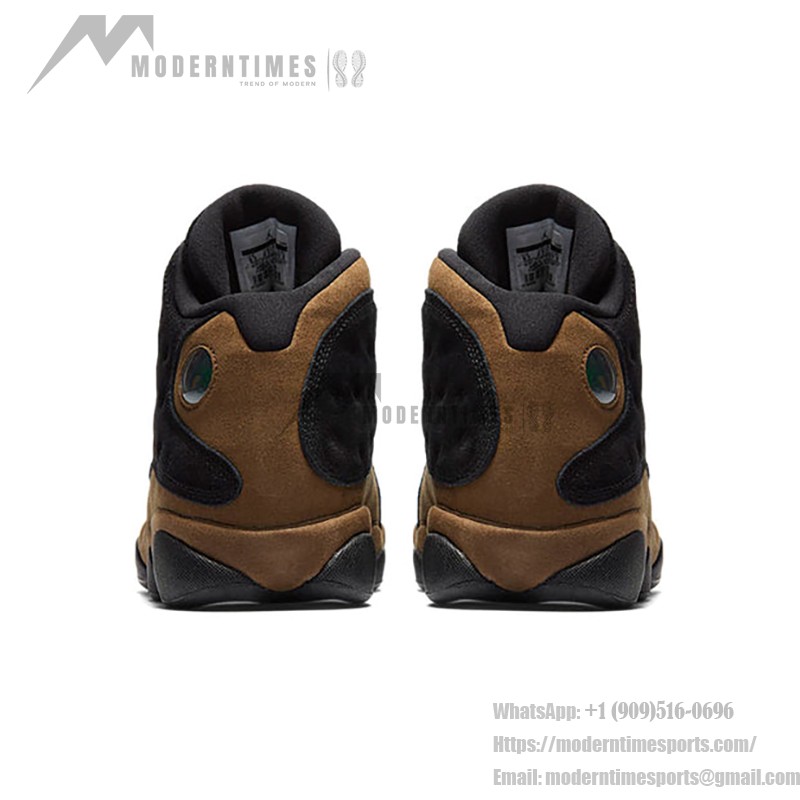 Air Jordan 13 Retro "Black Olive" 884129-006 - 블랙 스웨이드와 올리브 그린 스니커즈