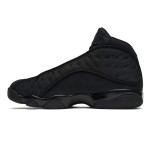 Air Jordan 13 Retro "Black Cat" 414571-011 - Matte Black Suede and Mesh Sneakers