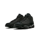 Air Jordan 13 Retro "Black Cat" 414571-011 - Matte Black Suede and Mesh Sneakers