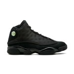 Air Jordan 13 Retro "Black Cat" 414571-011 - Matte Black Suede and Mesh Sneakers