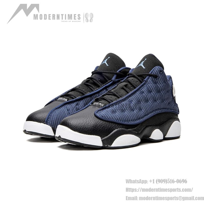 Air Jordan 13 Retro "Brave Blue" 414571-400 - Blue and Black Sneakers