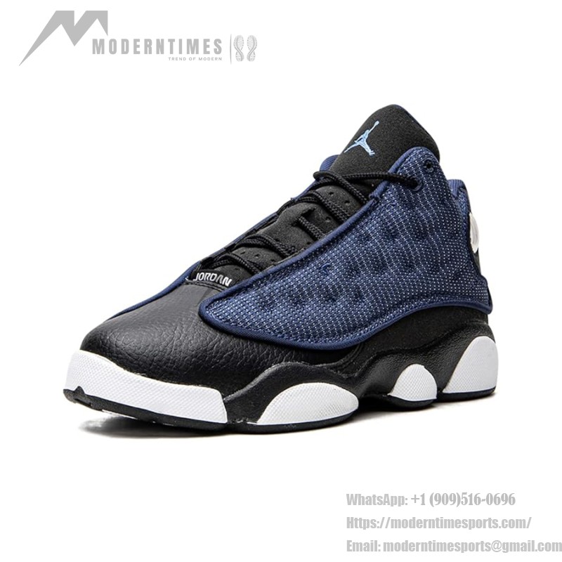 Air Jordan 13 Retro "Brave Blue" 414571-400 - Blue and Black Sneakers