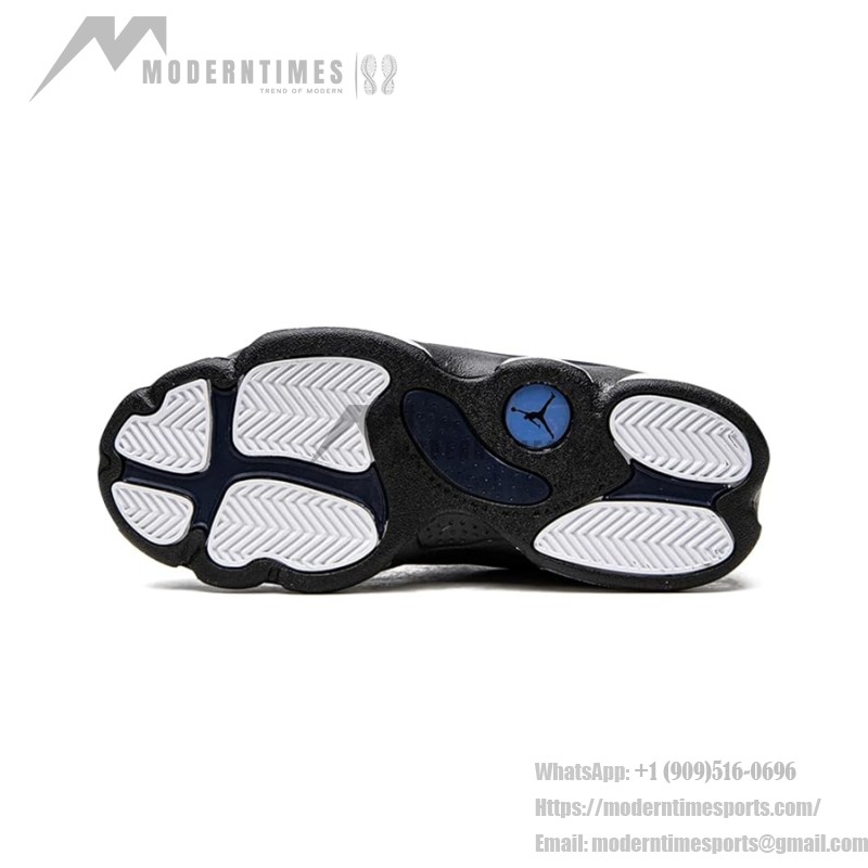 Air Jordan 13 Retro "Brave Blue" 414571-400 - Blue and Black Sneakers