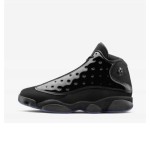 Air Jordan 13 Retro "Cap and Gown" 414571-012 - Schwarzer Lackleder- und Wildleder-Sneaker