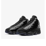 Air Jordan 13 Retro "Cap and Gown" 414571-012 - Black Patent Leather and Suede Sneakers