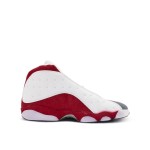 Air Jordan 13 Retro "Grey Toe" 414571-126 - Weißes Leder, rotes Wildleder und graue Zehenkappe