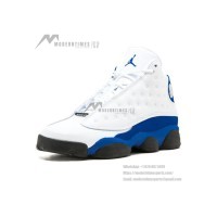 Air Jordan 13 Retro 414571-117 Hyper Royal White & Blue Basketball Shoes - Perfect Blend of Classic Design and Performance