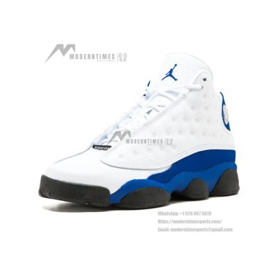 Air Jordan 13 Retro 414571-117 Hyper Royal White & Blue Basketball Shoes - Perfect Blend of Classic Design and Performance