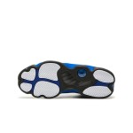 Air Jordan 13 Retro 414571-117 Hyper Royal basketball sneakers in white and blue with premium materials