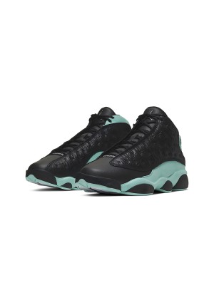 Air Jordan 13 Retro 414571-030 Island Green Schwarz Kroko & Mintgrün Basketballschuhe - Perfekte Kombination aus Luxus und Leistung