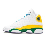 Air Jordan 13 Retro CV0785-158 KSA Weiß, Gelb, Grün & Blau Basketballschuhe - Perfekte Kombination aus lebendigen Farben und Leistung